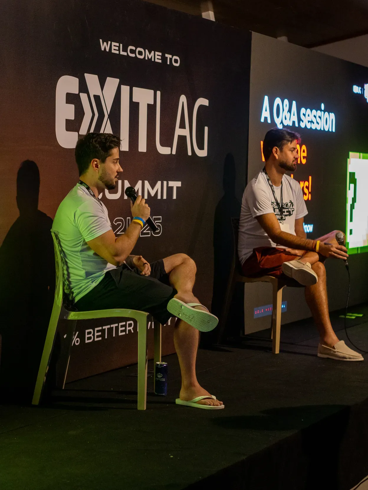 ExitLag team celebrating together at a company event