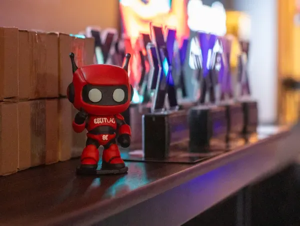 ExitLag booth at a live esports event