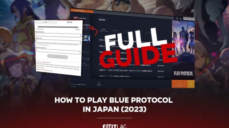 Como jogar Blue Protocol no Japão