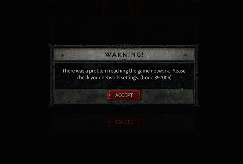 Disconnects Starting game Diablo 4 Disconnects Starting game Diablo 4