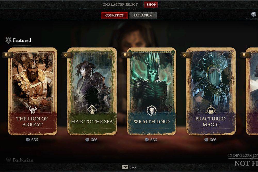 Cosmetics in Diablo IV Cosmetics in Diablo IV