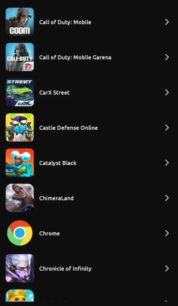 COD mobile library exitlag