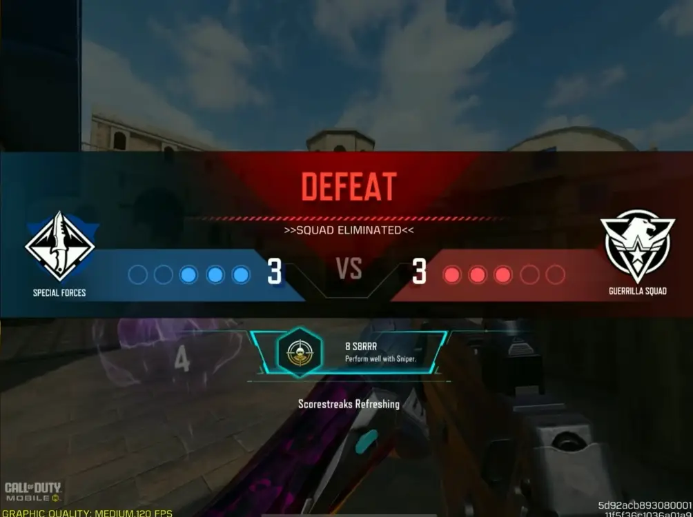 professional match in cod mobile warzone
