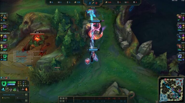 Support Example League of Legends (Thresh)