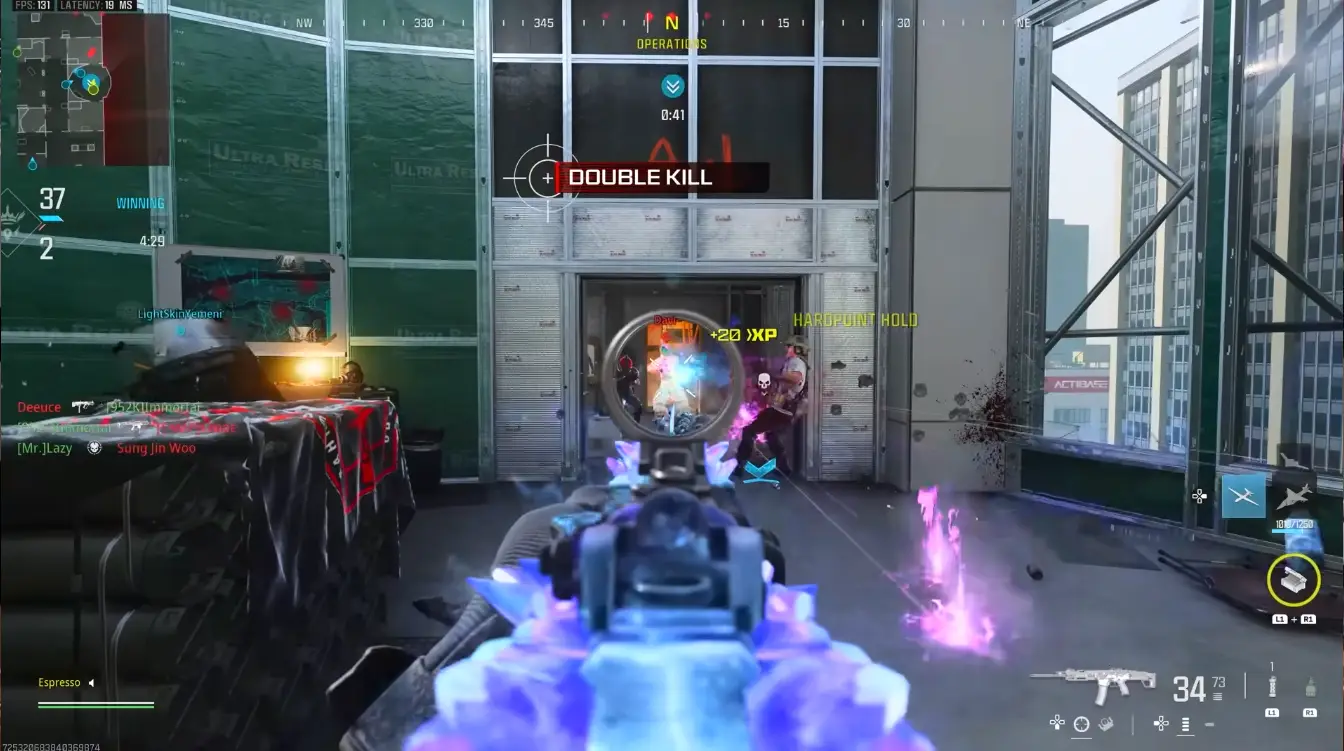 aiming in game call of duty modern warfare 3