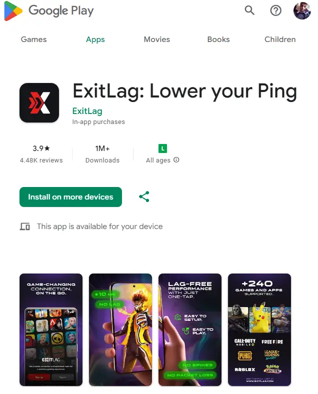 downloading exitlag mobile