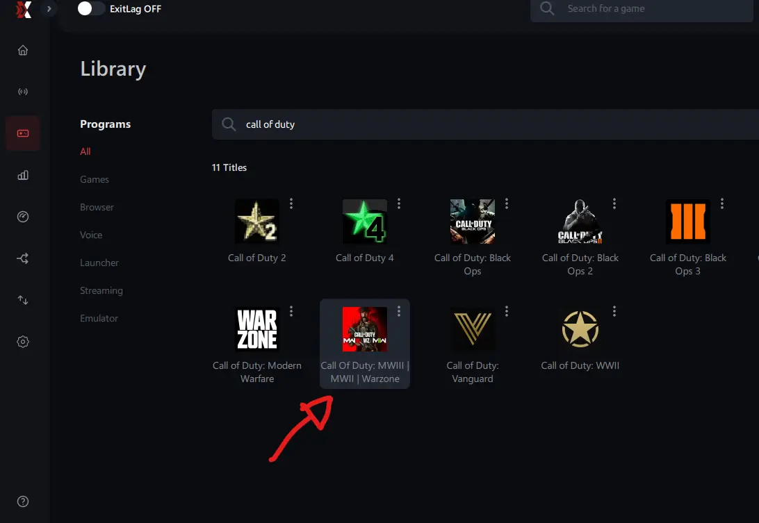 exitlag cod mw3