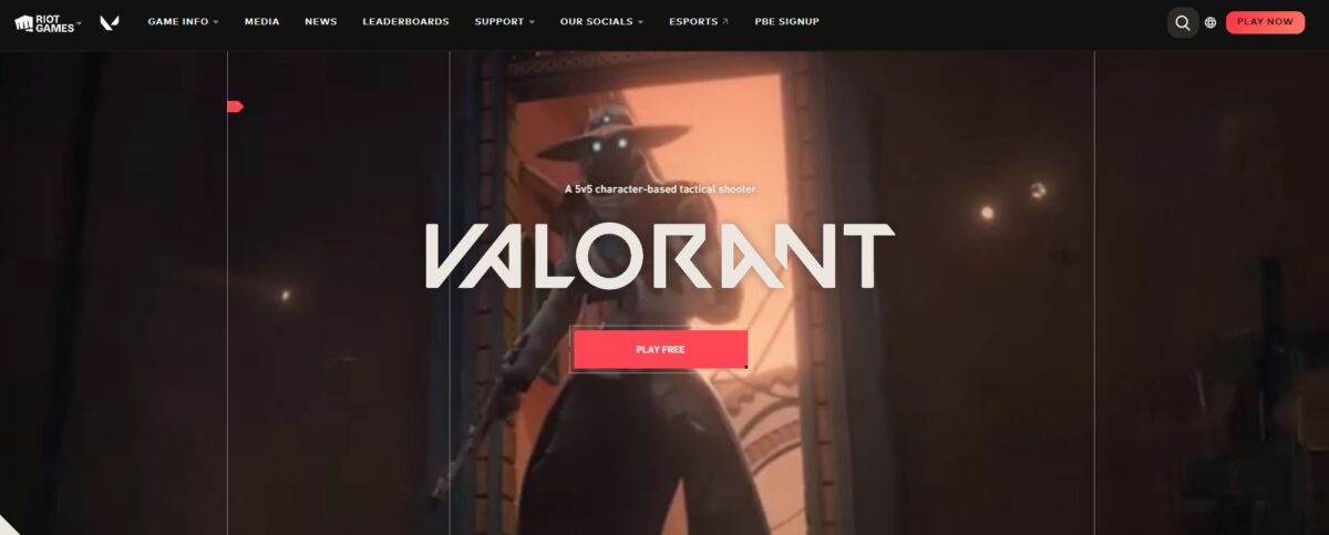 installing the game valorant