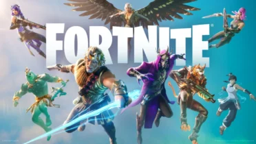 Fortnite beginner's guide 2024: Game cover with 8 characters