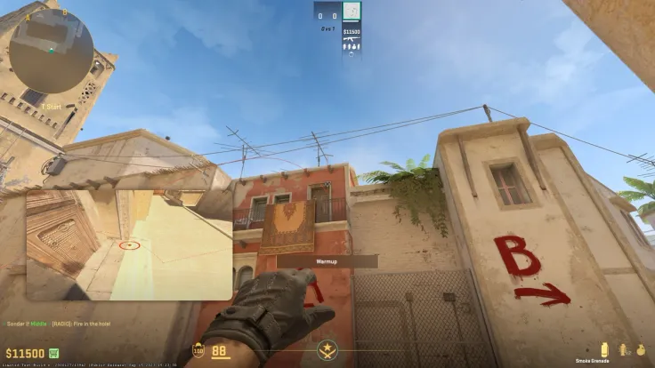 cs2 mirage smokes