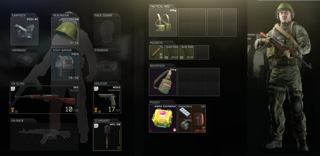 Escape from Tarkov best gear