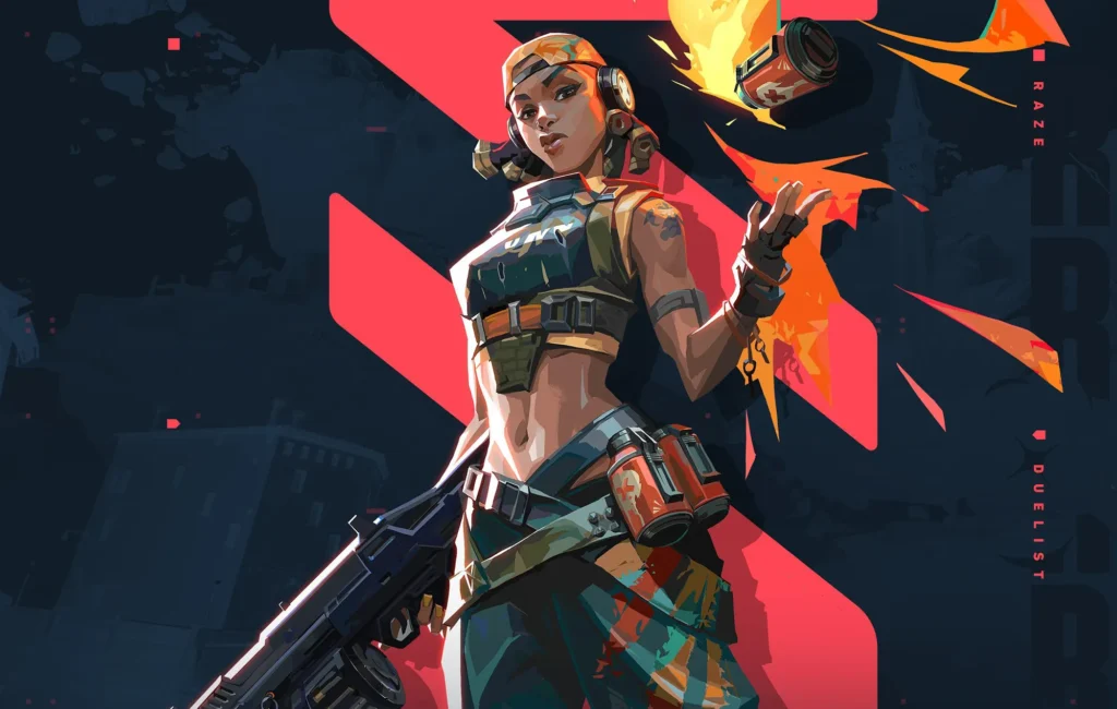 Current image: Raze Valorant Agent
