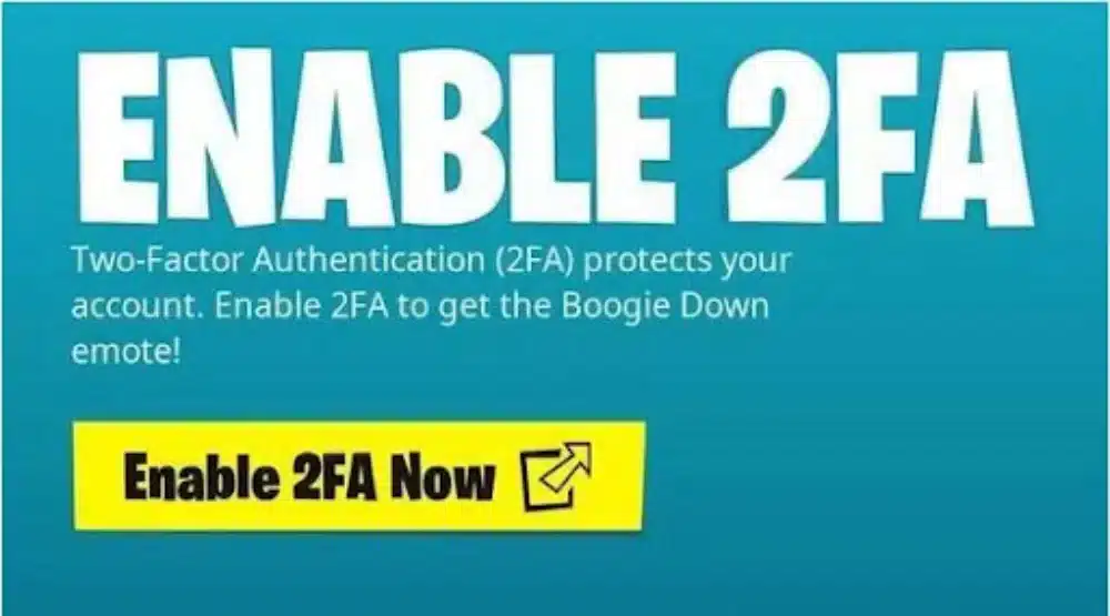 Enable 2FA Fortnite: step-by-step setup Fortnite 2FA
