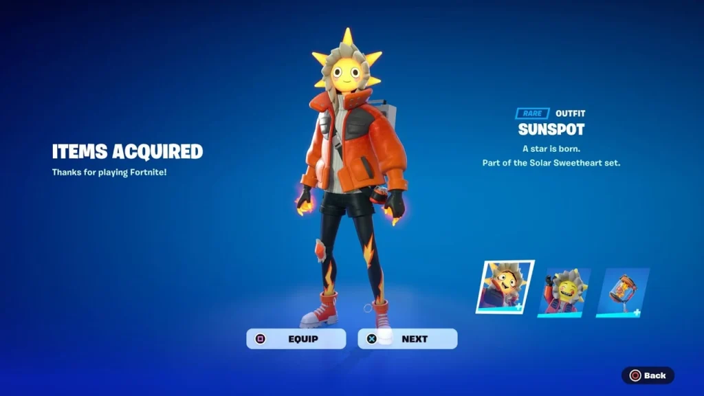 Sunspot Fortnite: discover the new character and skins