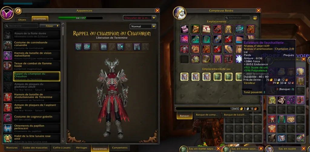 wow item restoration FAQ