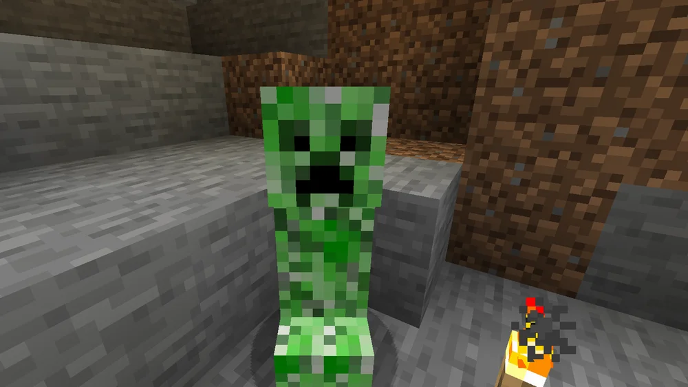 The Creeper in Minecraft