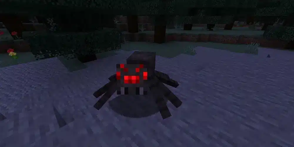 Farming spider mob drops efficiently Minecraft spider