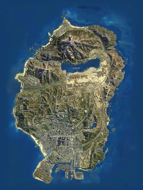 Check the Overview of GTA V Map Layout and Regions