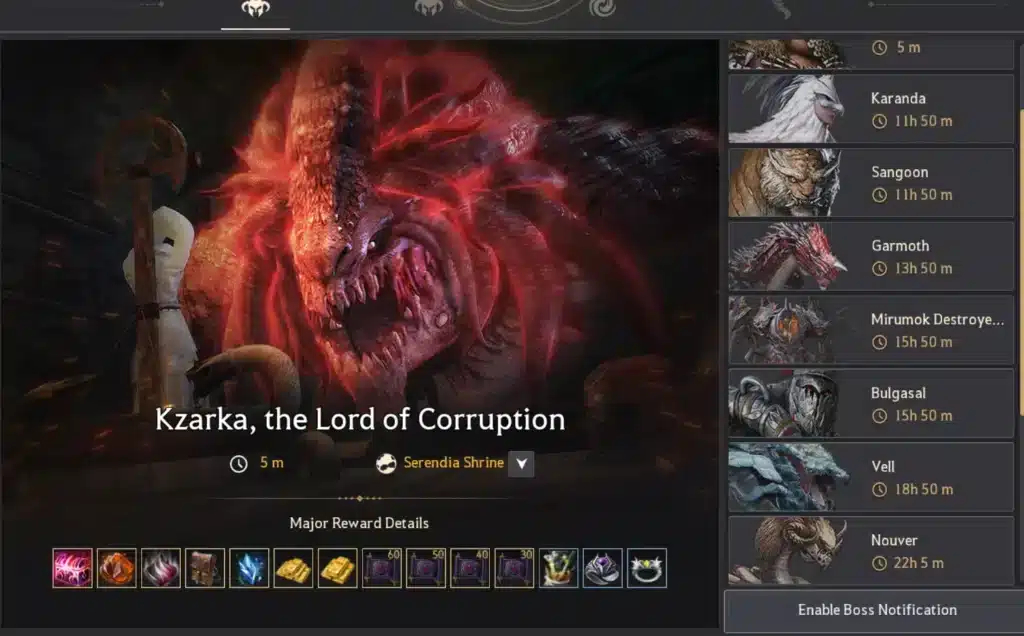 Current image: Black Desert Online Boss Timer
