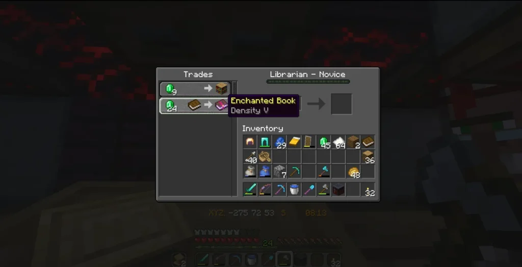 density enchantment minecraft Is it worth using the density enchantment in Minecraft?