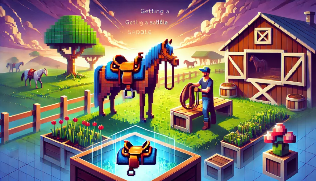 How to Craft a Saddle in Minecraft
