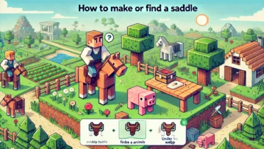 How to Make a Saddle in Minecraft