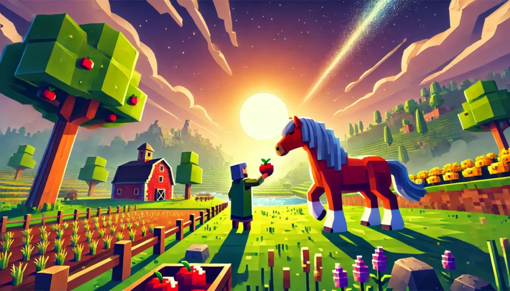 How to Tame a Horse in Minecraft