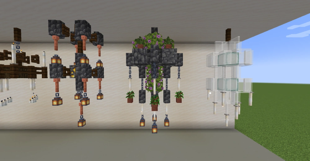 Popular and Creative Minecraft Chandelier Designs