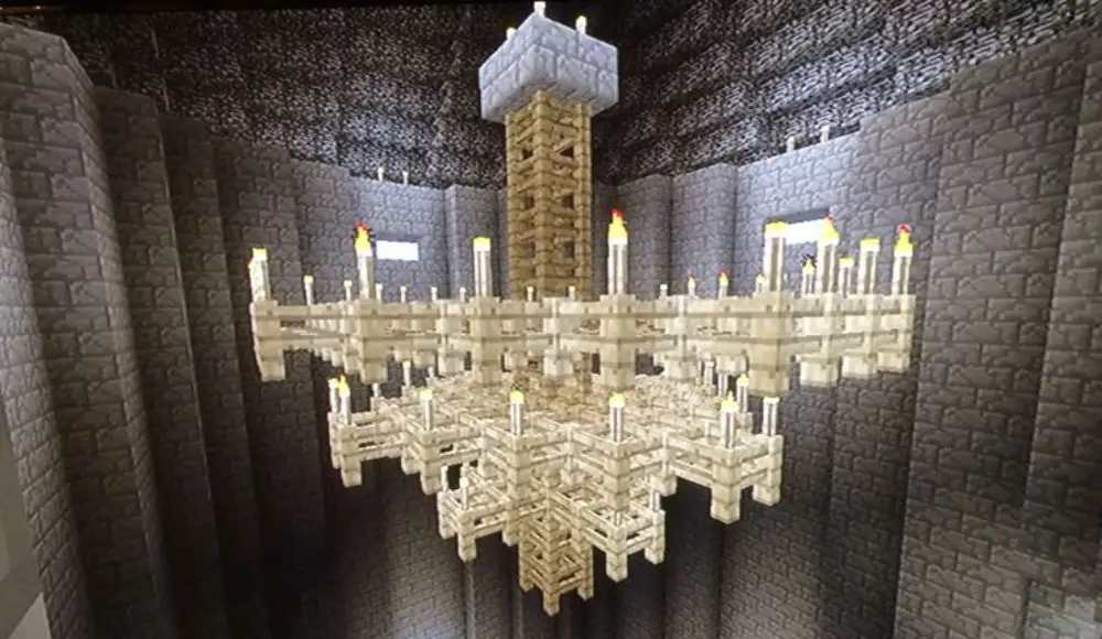 How to Make a Chandelier in Minecraft