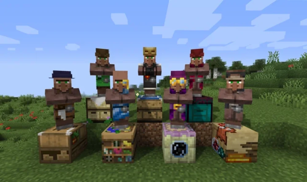 minecraft villager jobs What job block goes with each villager profession