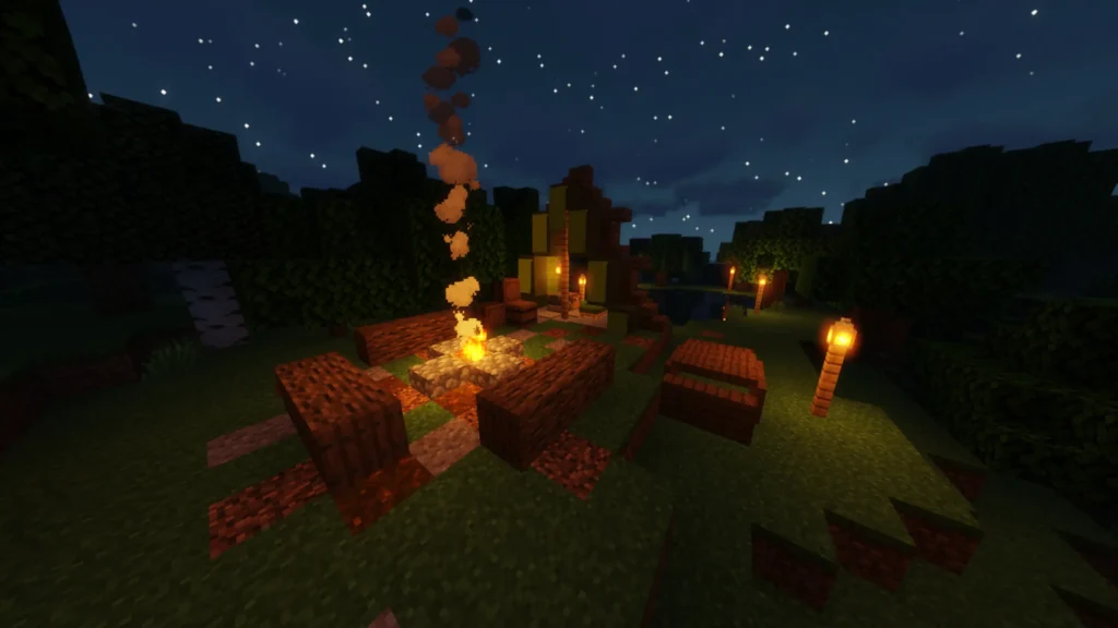 Get to Learn How to Craft and Use a Campfire Minecraft