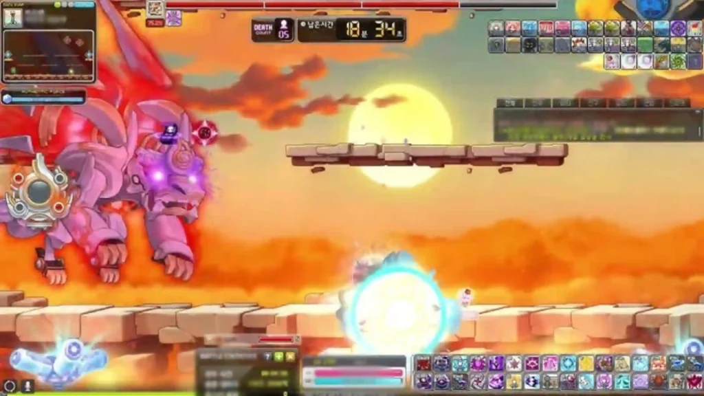 Mastering link skills in MapleStory