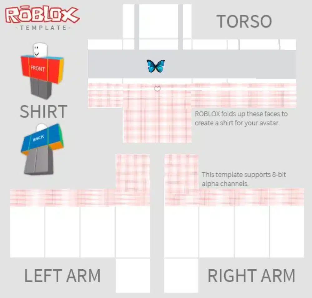 Best practices when designing how to make clothes on Roblox