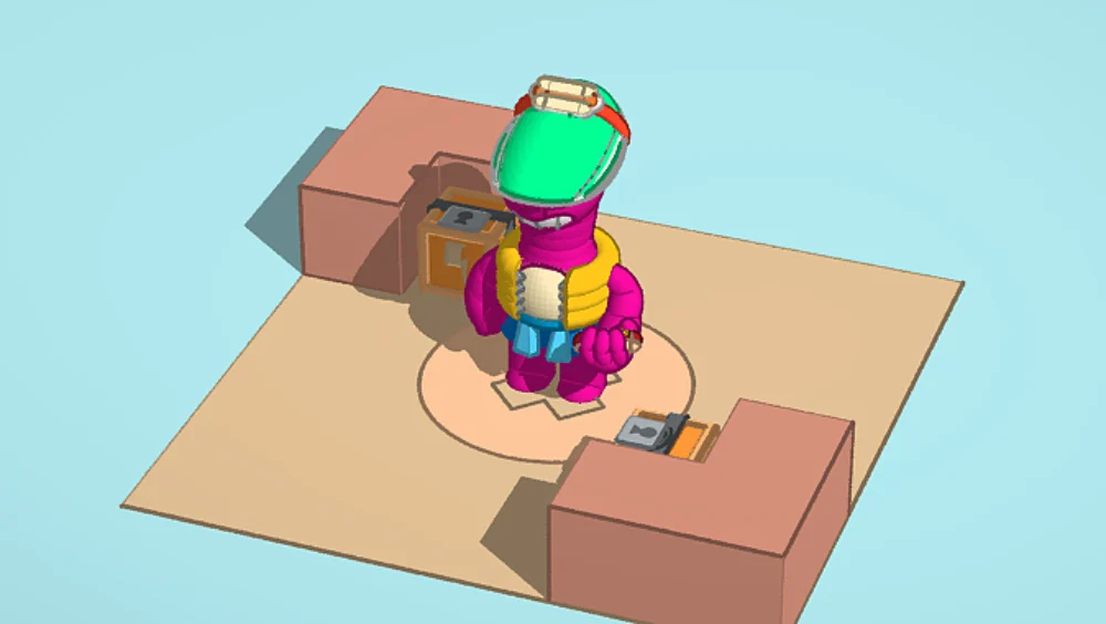Дуг Brawl Stars Tinkercad