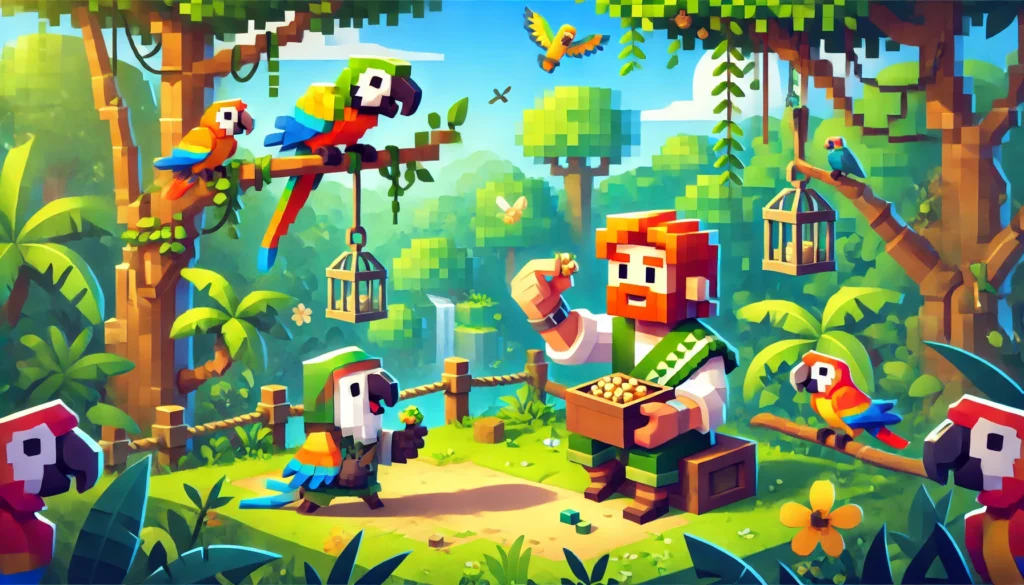 papagaio minecraft