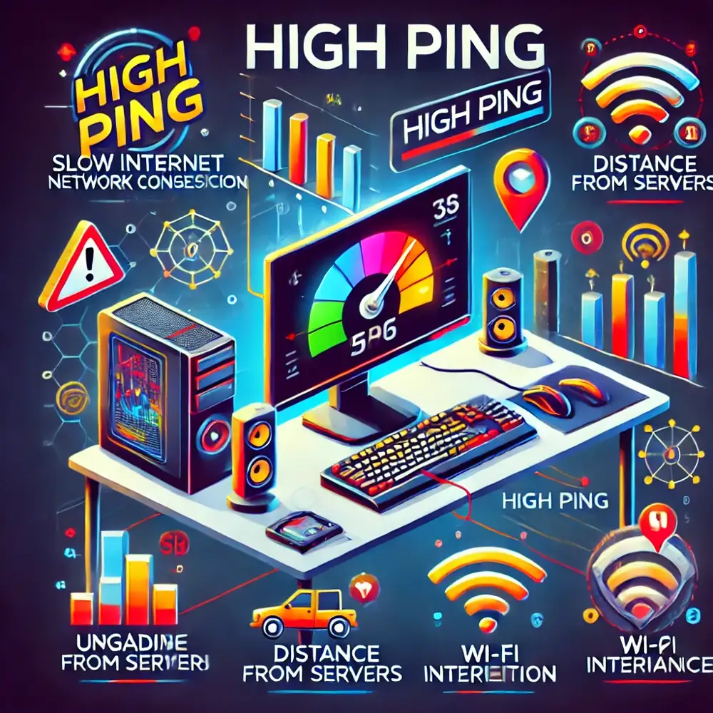 ping para jogos