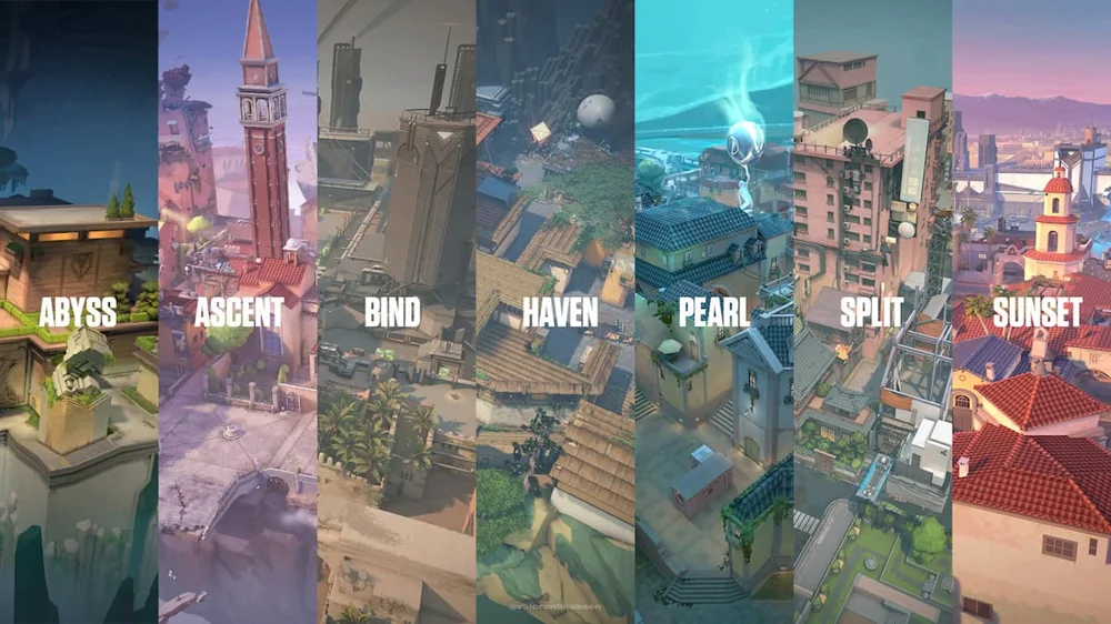 Mapas do Valorant: Táticas e Destaques de Cada Mapa