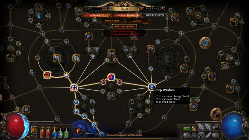Path of Exile skill tree