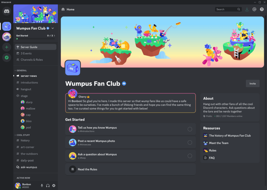 Discord server