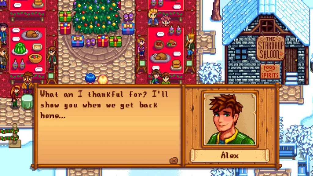 alex gifts stardew valley