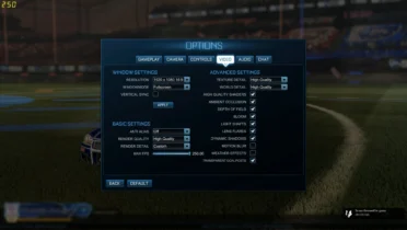 Best Camera Settings Rocket League