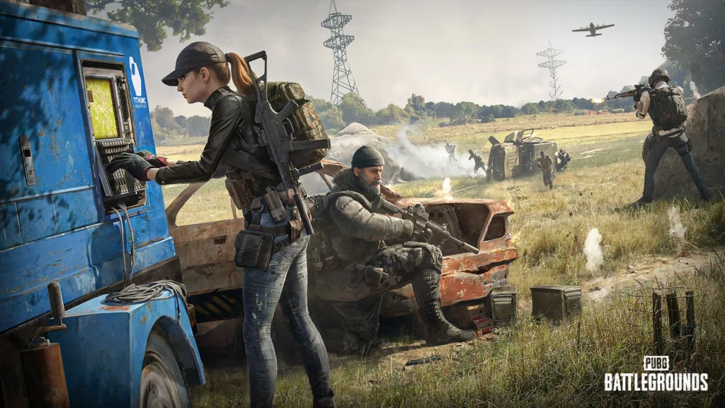 jogadores de PUBG