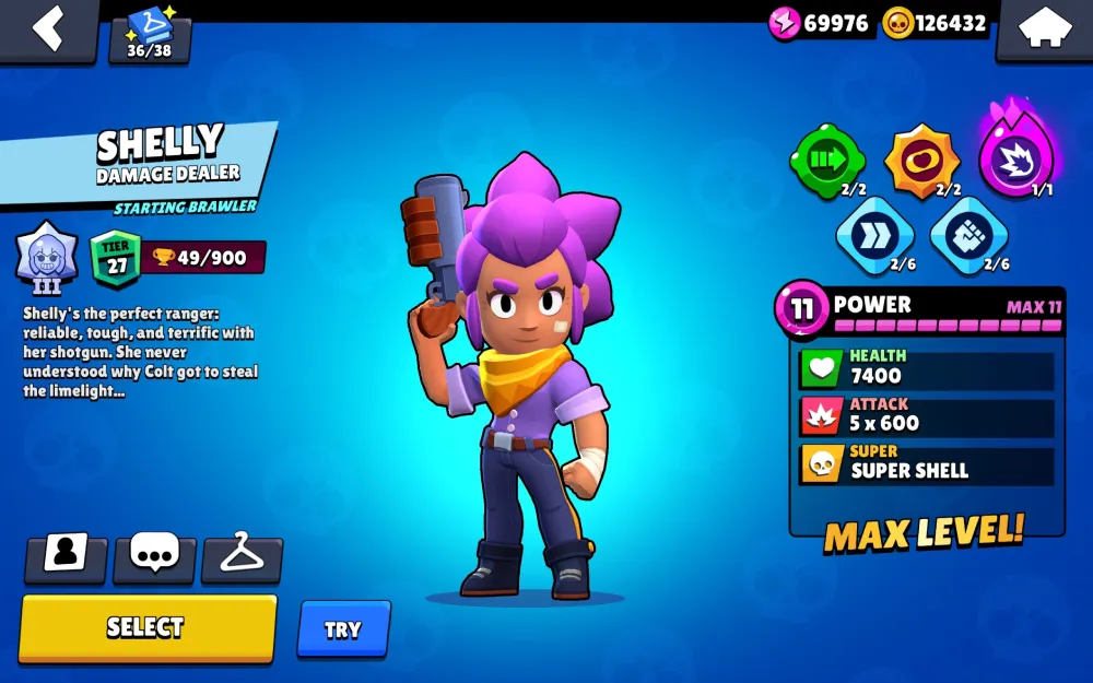 Как играть Шелли в Brawl Stars