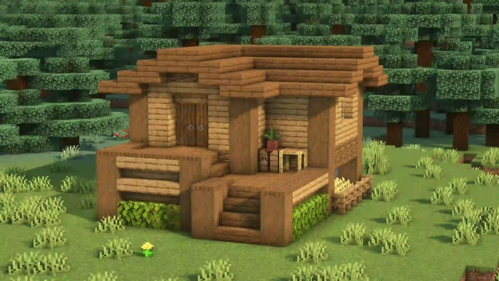 Minecraft house tutorial