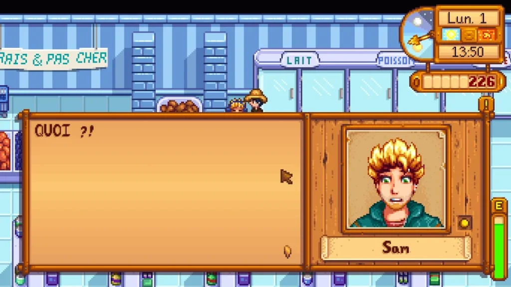 sam stardew valley schedule