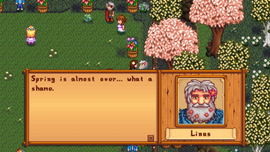 linus stardew valley gifts