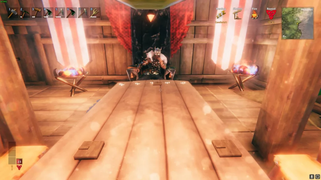 valheim comfort level