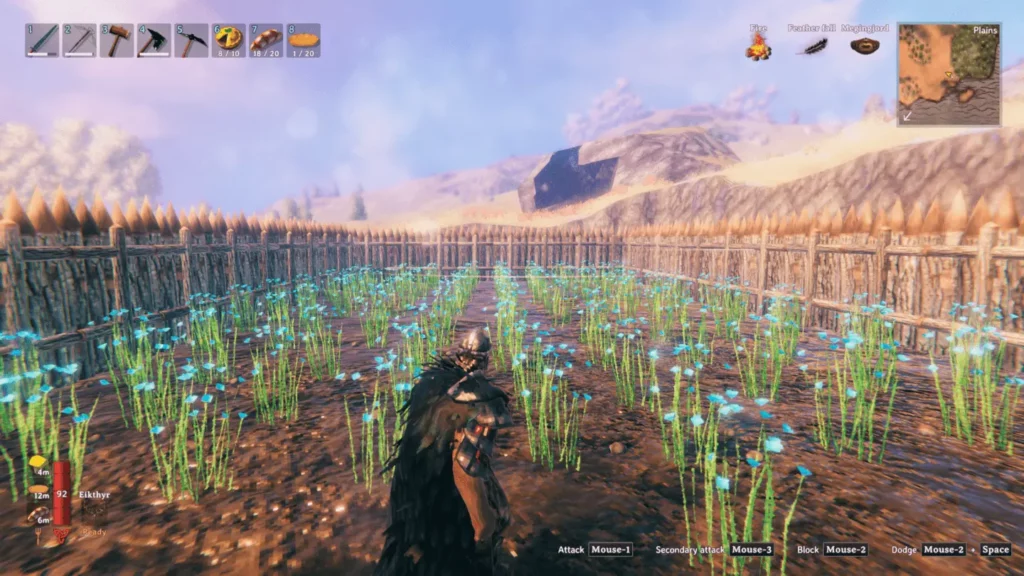how to farm in valheim