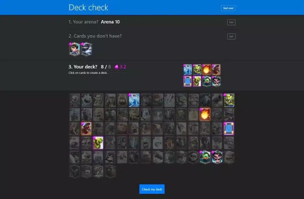 How do you check a Clash Royale deck properly? clash royale deck checker