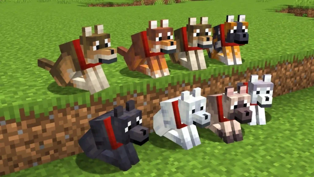 Minecraft собака